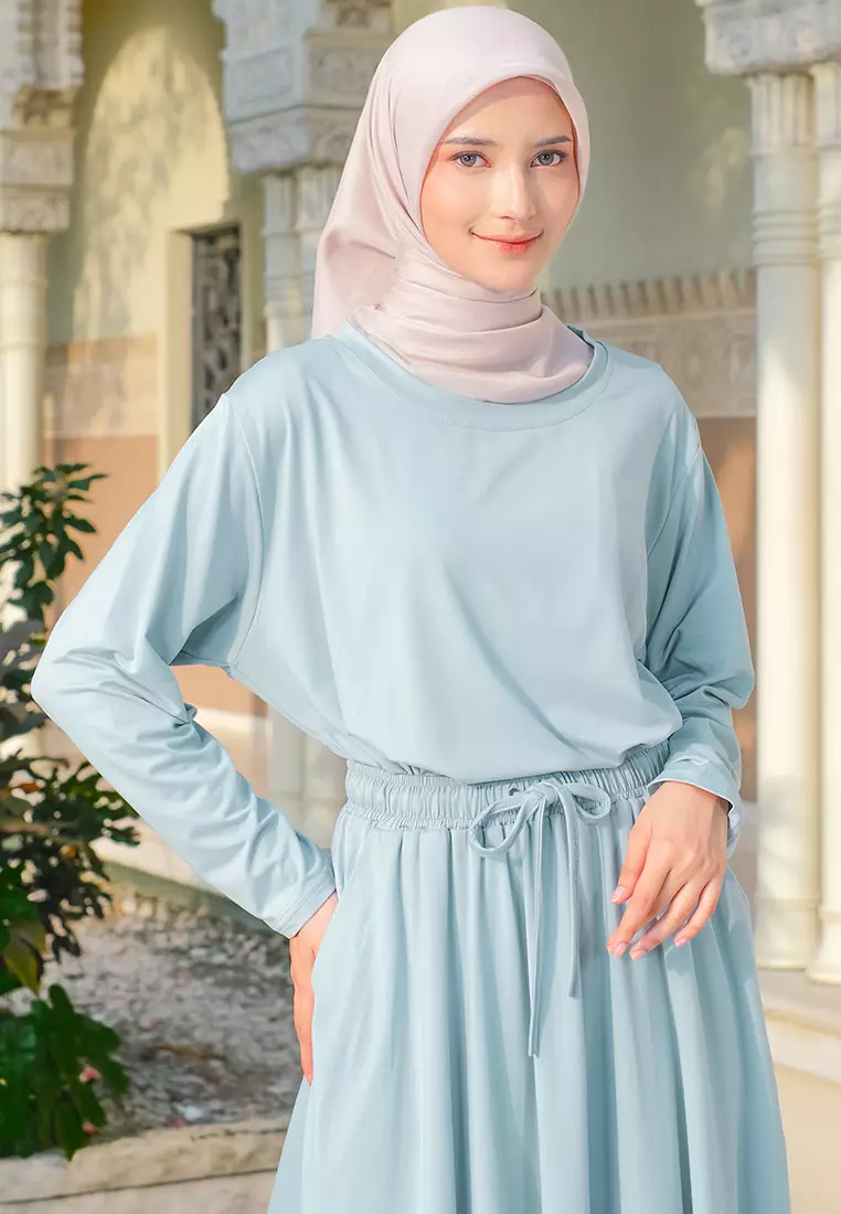JV Hasanah Set Rok Tunik Rayon | Setelan Tunik Rayon Jumbo