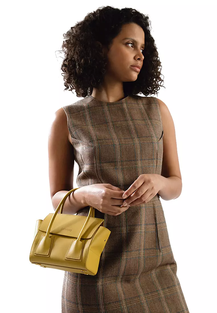 UNNI Mini Top Handle Bag - Mustard