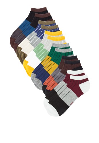 六zalora鞋子評價入Edison 色塊襪子, 服飾, 男性服飾