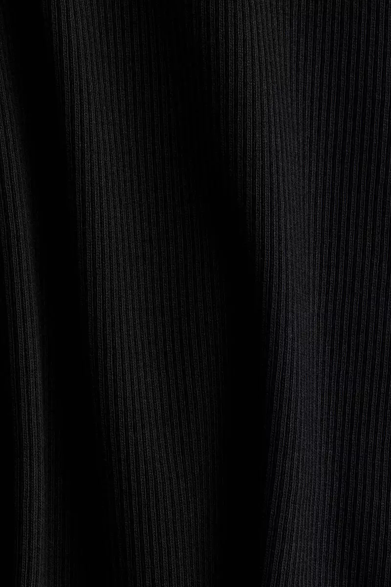 Scoop-neck cotton jersey top