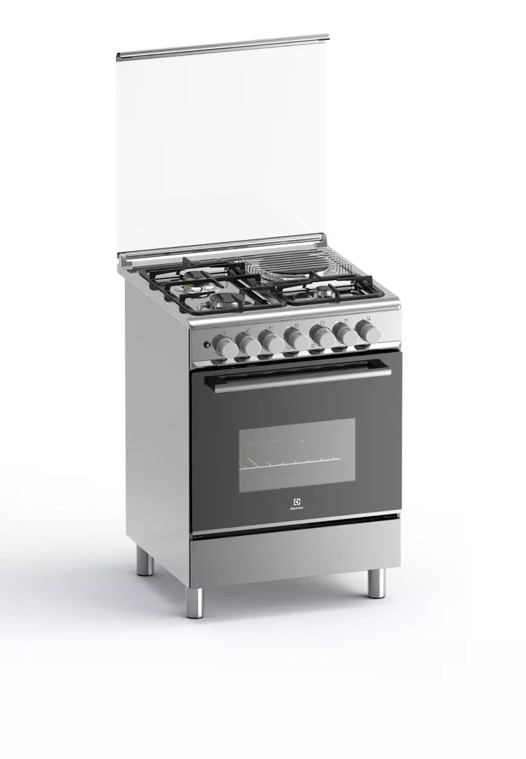 single oven gas cooker with lid