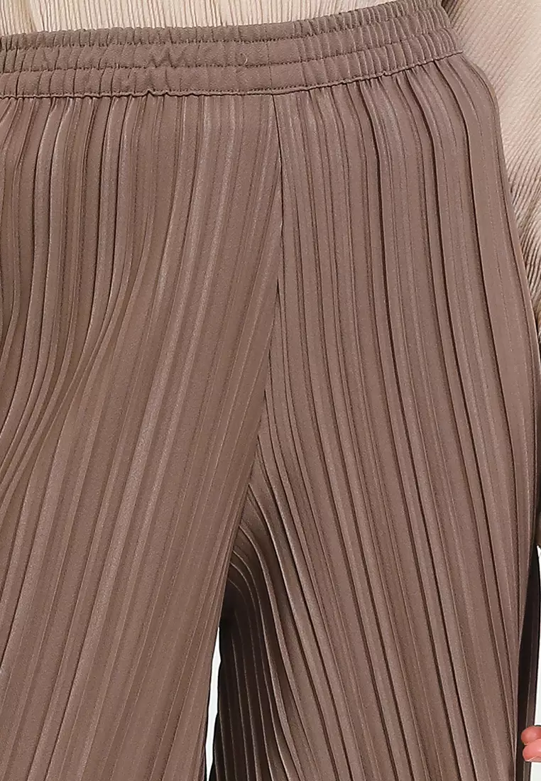 Bias Cut Pleated Cullotes