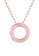 Vedantti pink Vedantti 18k The Circle Slim-All Pendant in Rose Gold CDB46AC49E70D6GS_1