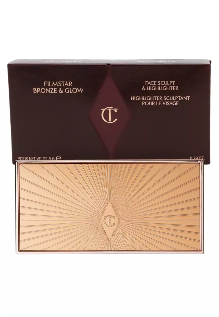 FILMSTAR BRONZE & GLOW FACE SCULPT AND HIGHLIGHTER #LIGHT TO MEDIUM