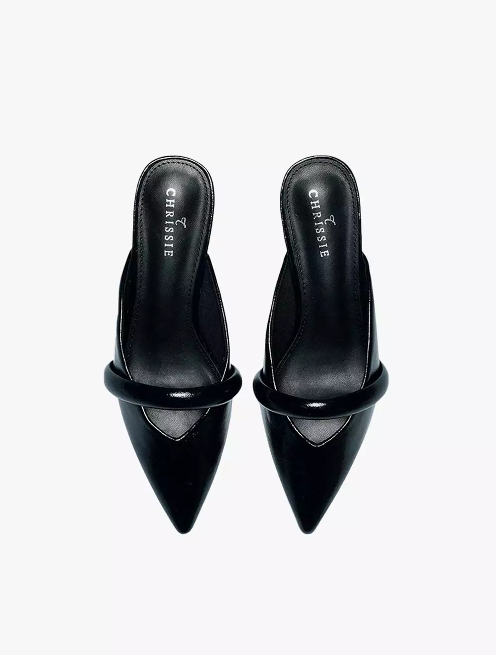 Payless Chrissie Womens Elease Muled Heels - Black_04