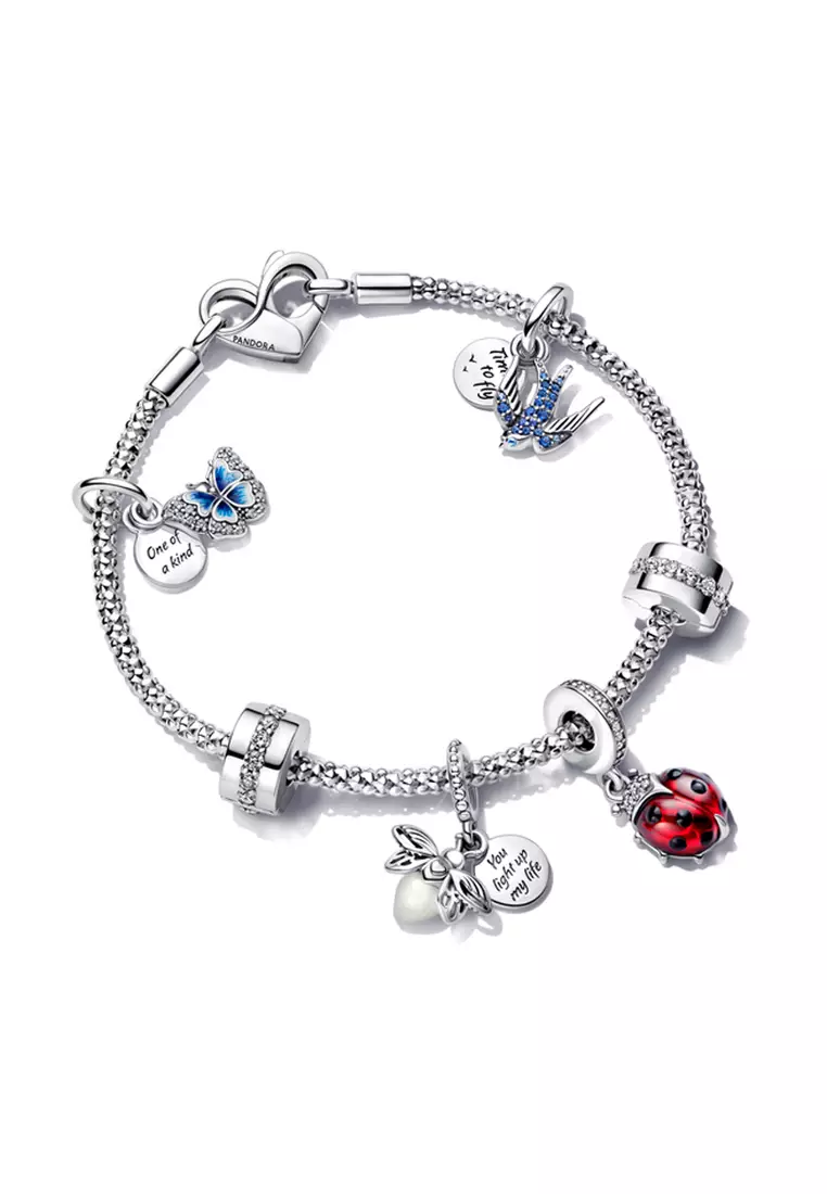 Pandora Red Ladybird Dangle Charm