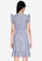 ZALORA BASICS multi Ruffle Sleeve Mini Dress with Sash 4AEC5AA2700697GS_2