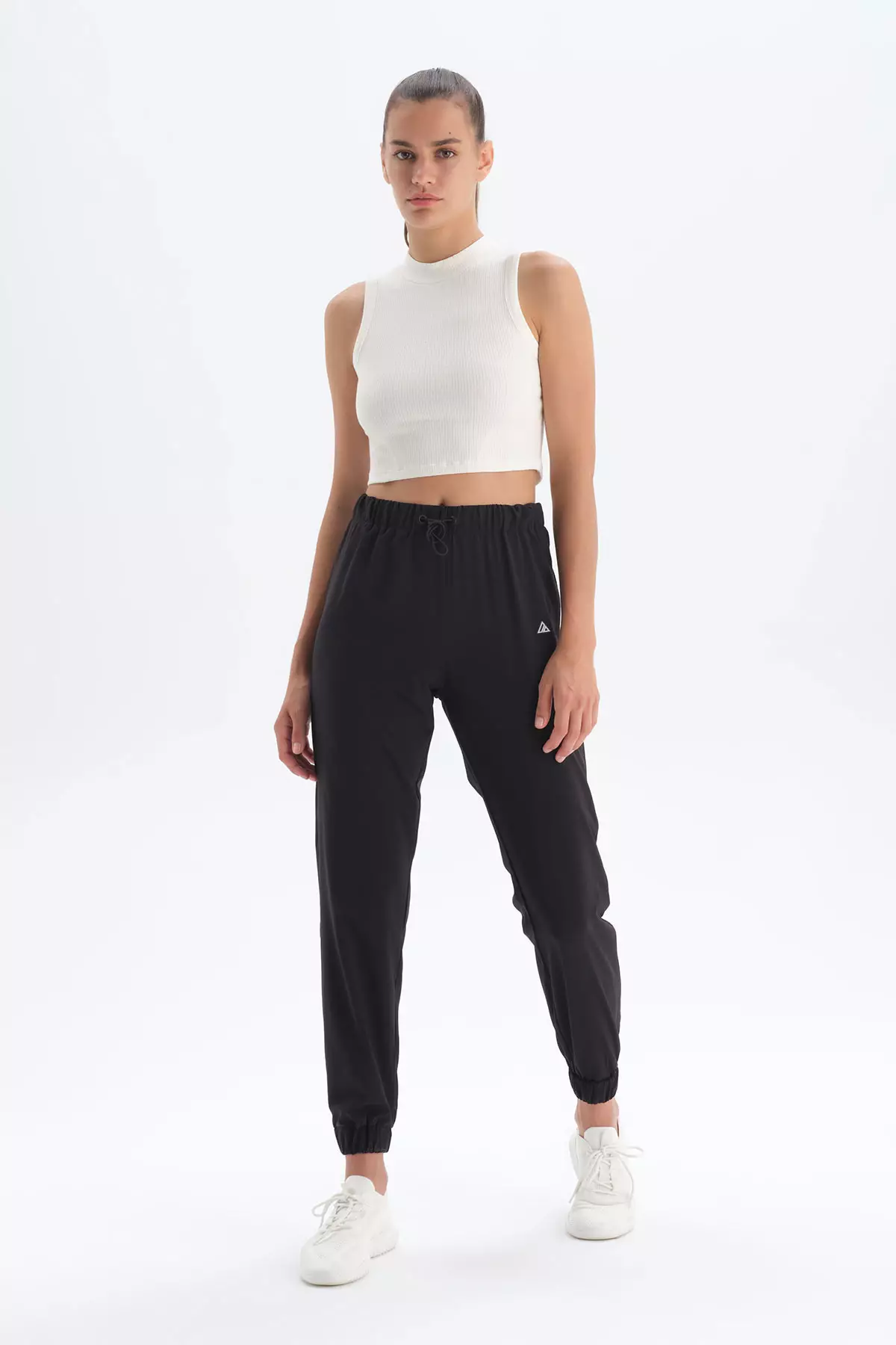 Black Sweatpant, Regular Fit, Activewear for Women