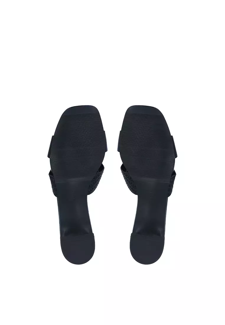 Black Noelle Block Heel Sandals