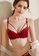 LYCKA red LMM2201-LYCKA Lady Sexy Bra and Panty Lingerie Set-Red D314EUSCD75003GS_2