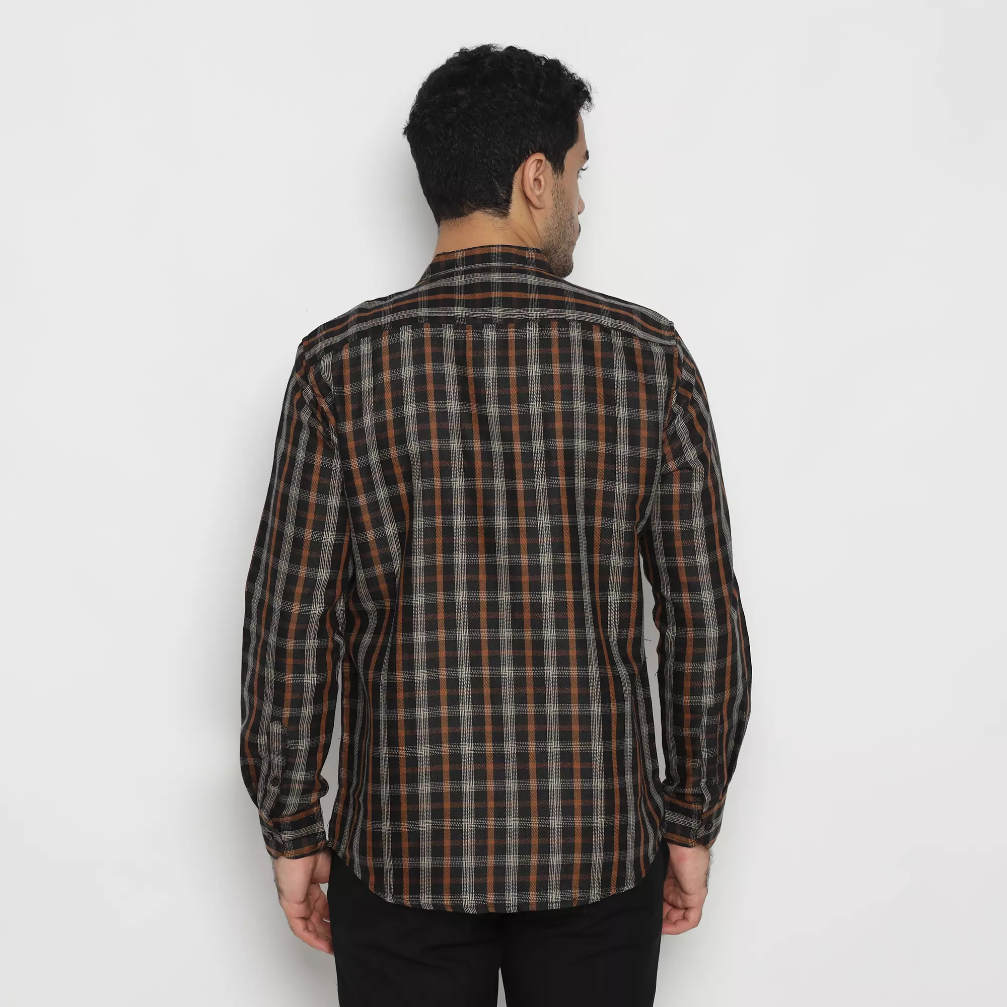 Platini Kemeja Koko Pria Lengan Panjang Katun 961236