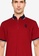 Fidelio red Embroidery Zipper Polo Shirt 76C48AAE1E8365GS_3