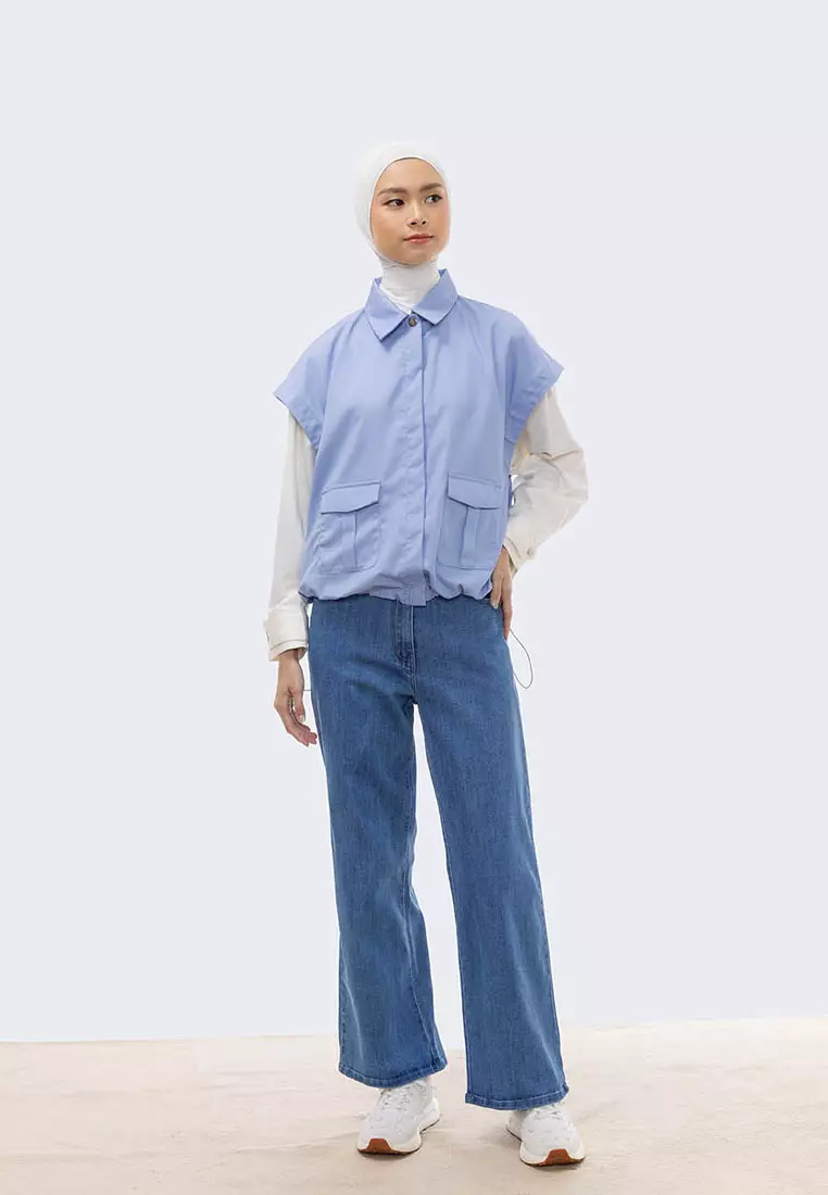 Ria Miranda Light Blue Claris Pants