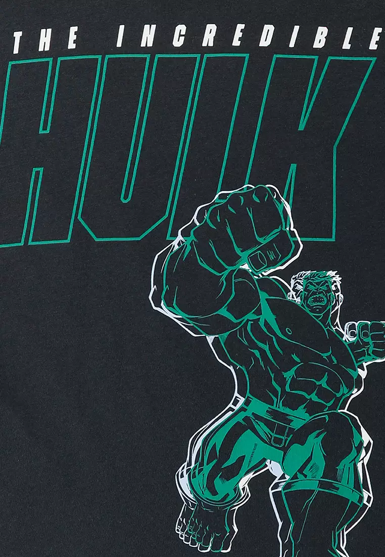 License Drop Shoulder Short Sleeves Tee