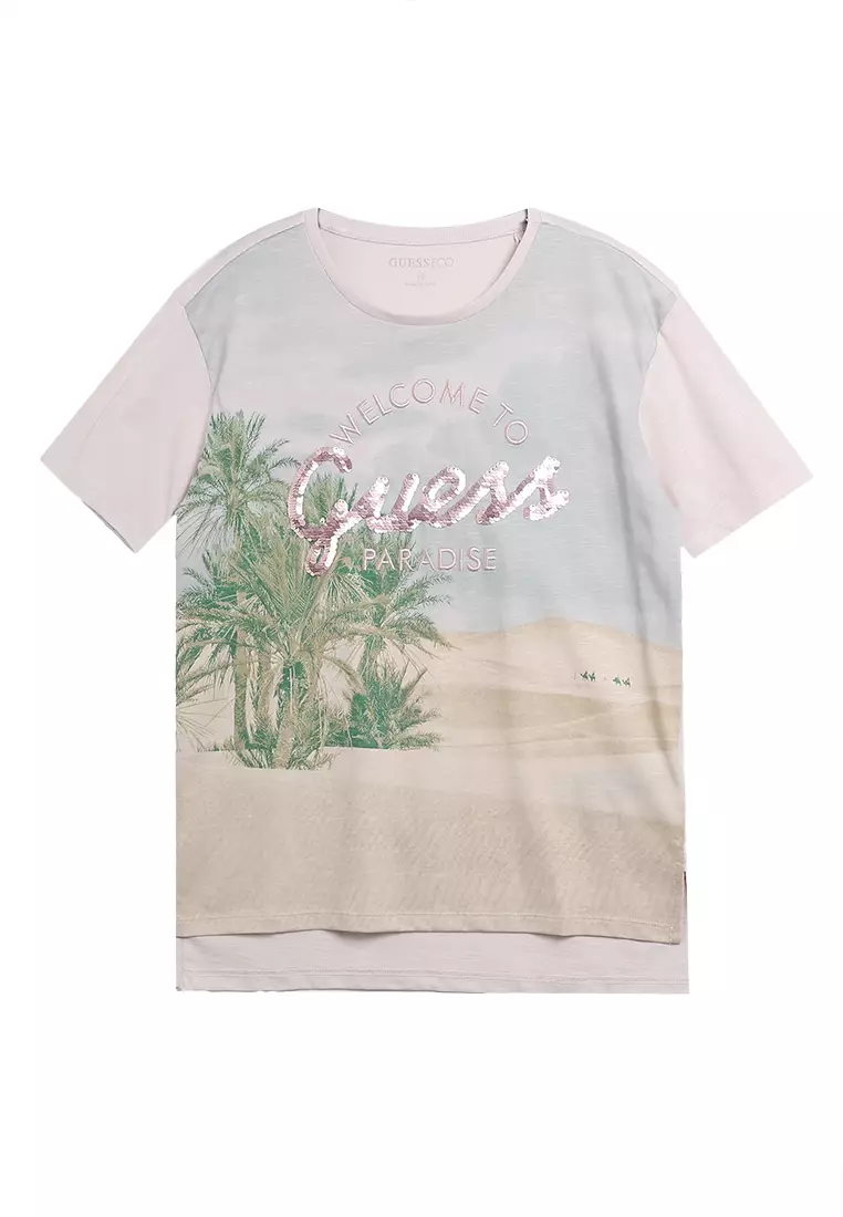 Buy Guess Slub Jersey T-Shirt 2024 Online | ZALORA Philippines