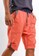 Gingersnap Bali orange Cotton Linen Berlinggo Short Pant 0260CAABC73B2FGS_2