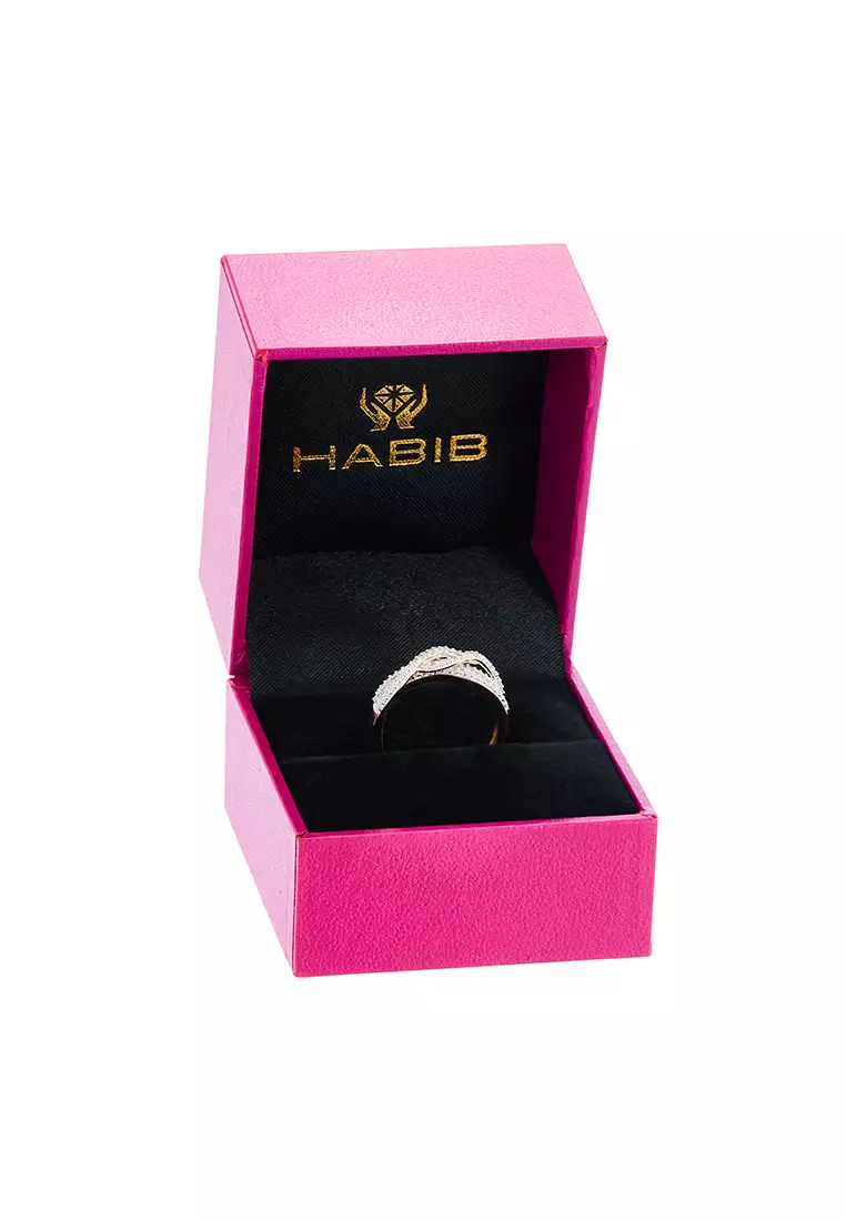 HABIB Baguette and Diamond Ring in 375/9K Yellow Gold 24830
