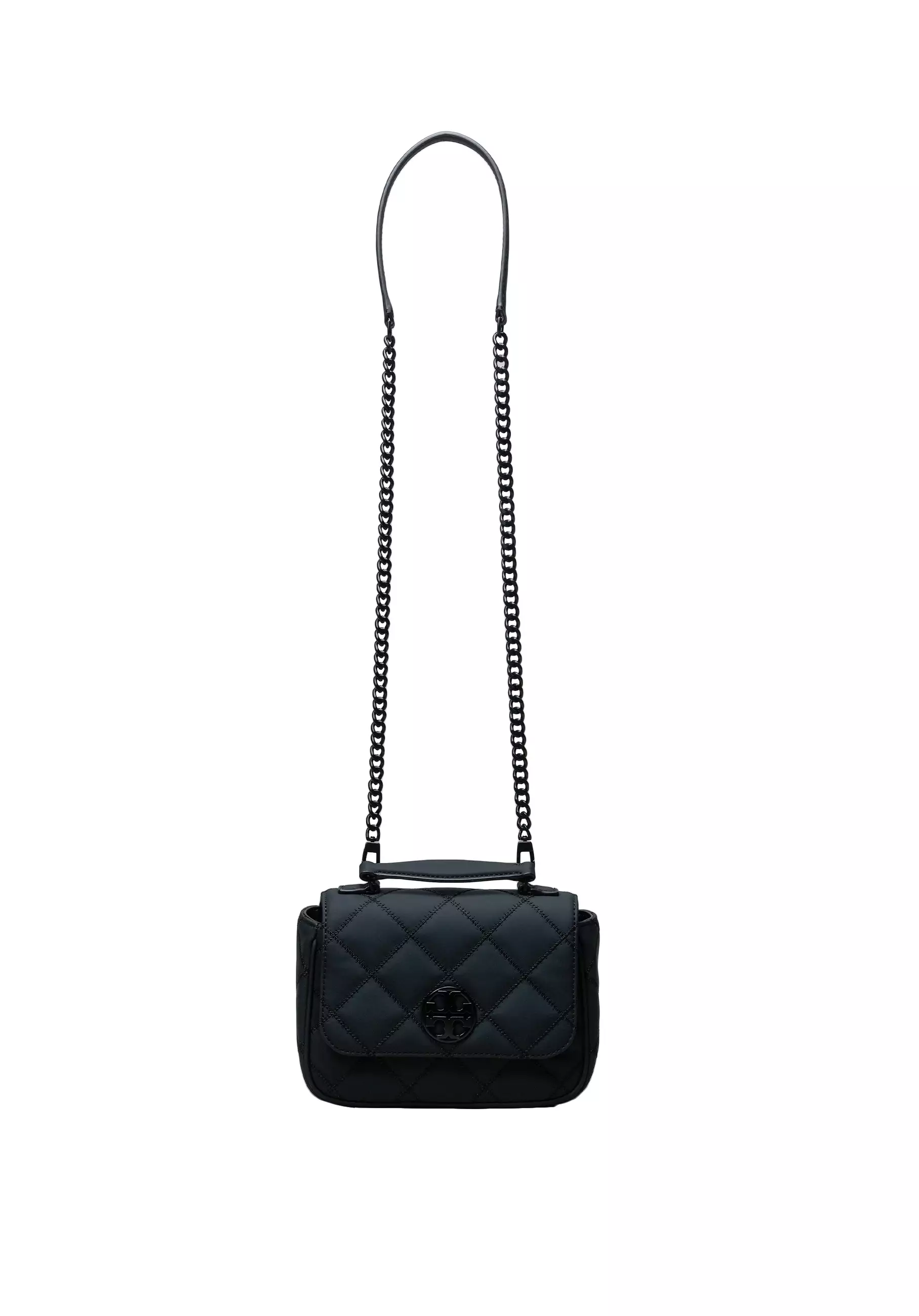 Willa Matte Mini Top Handle Bag Black