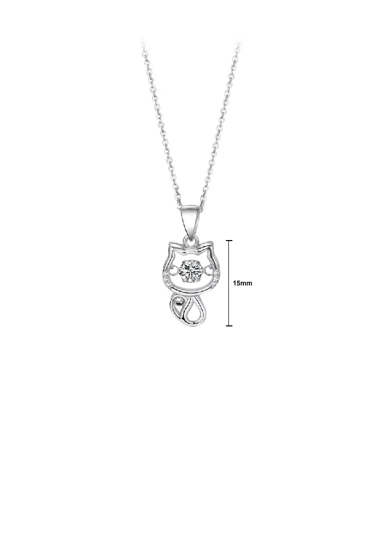 Cat pendant clearance necklace