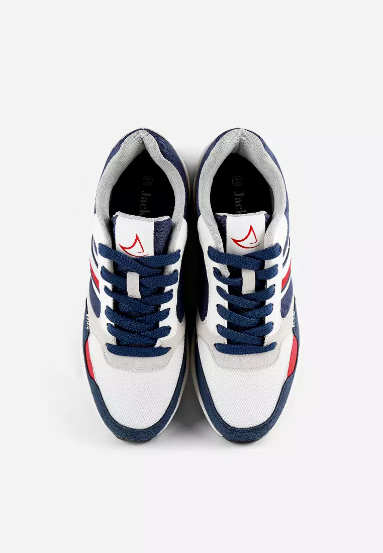 Jackson Gufi 1JY Navy Red - Sepatu Sneakers
