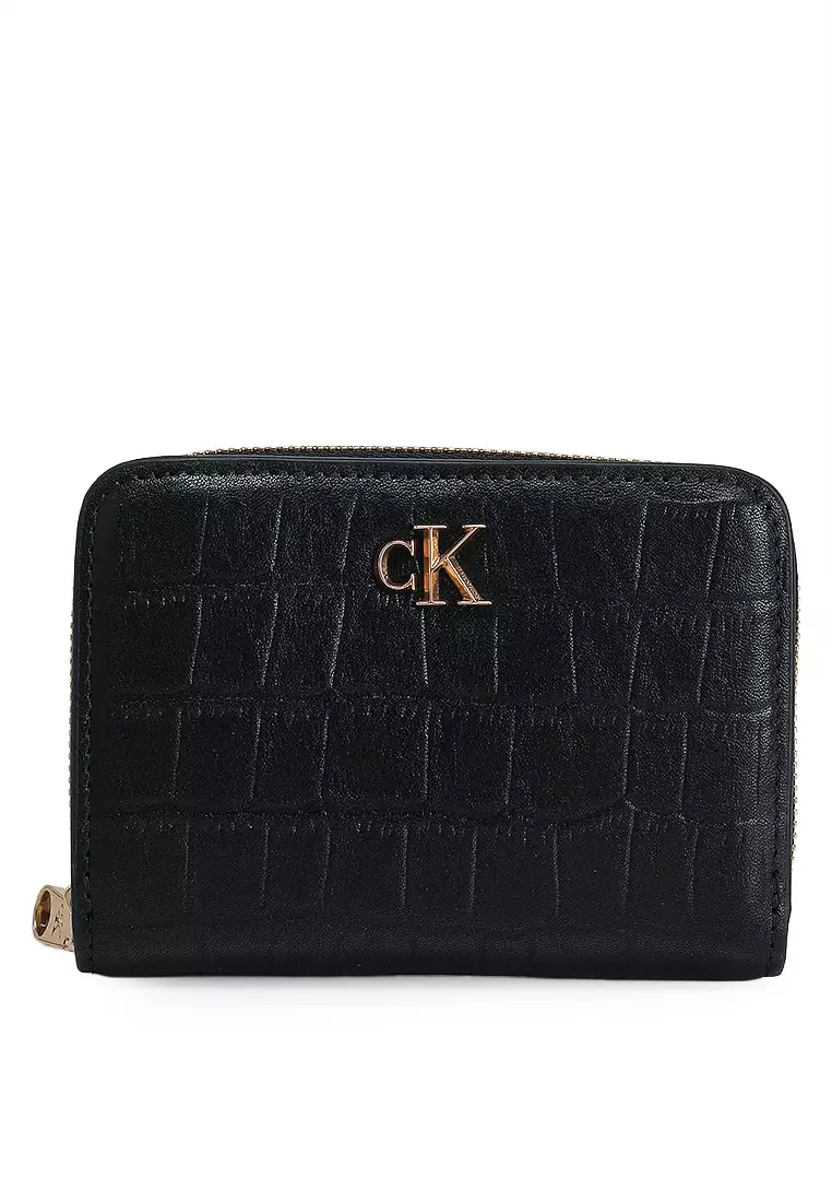 Buy Calvin Klein Croc Medium Flap Zip Around Wallet Calvin Klein