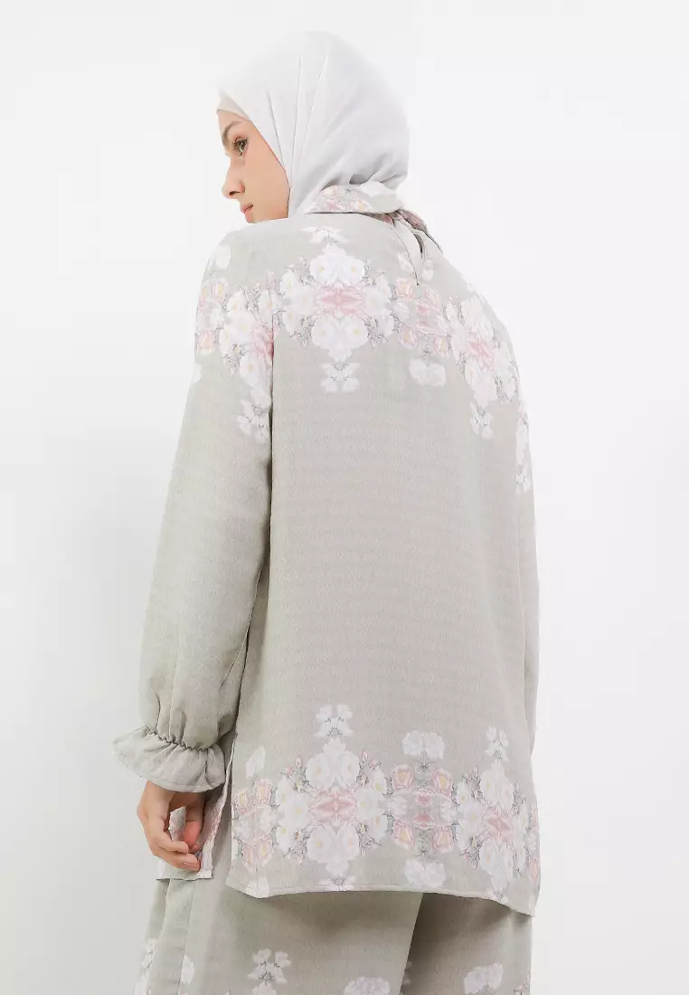 Cardinal Femme Tunik Muslim Wanita