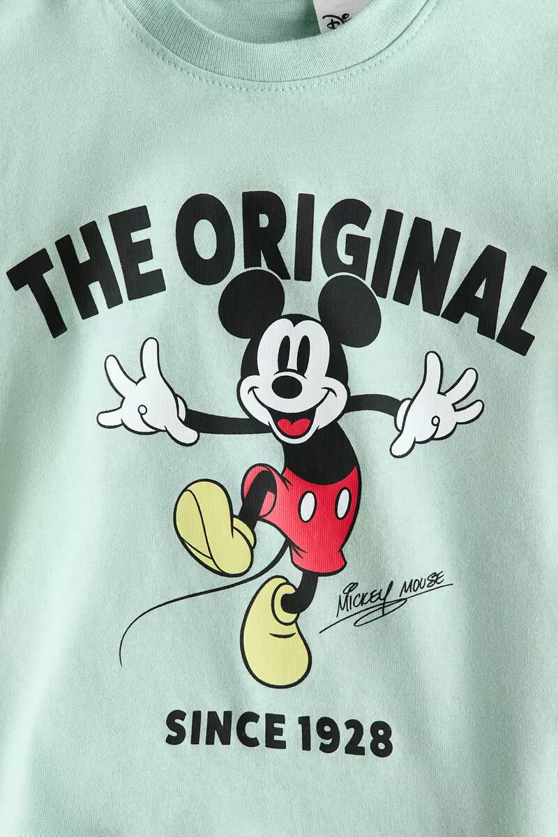 Printed cotton T-shirt