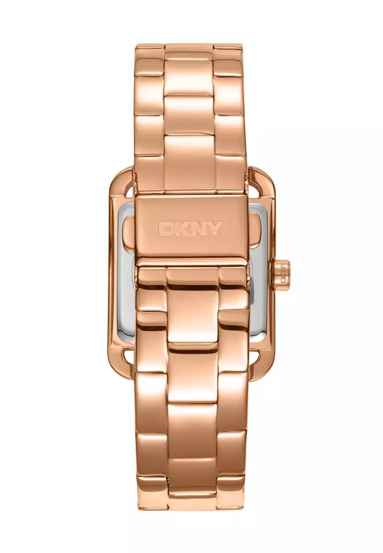 DKNY City Glitz Rose Gold Stainless Steel Analog Quartz Watch For Women DK1L003M0035