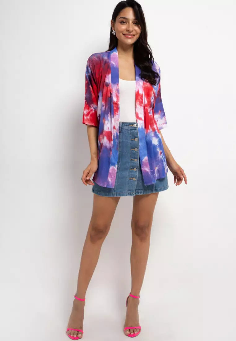 Kimono Tie Dye Galaxy