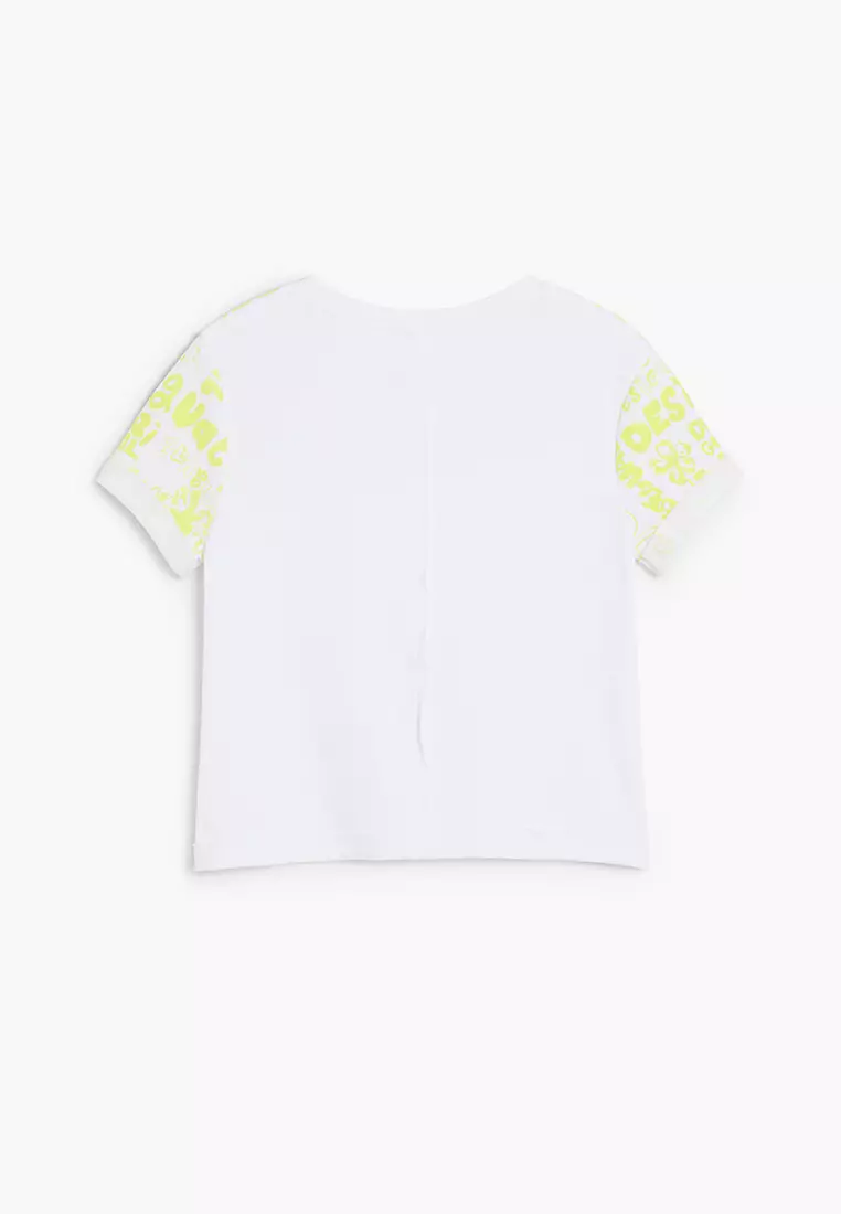 Short-sleeve T-shirt with lettering