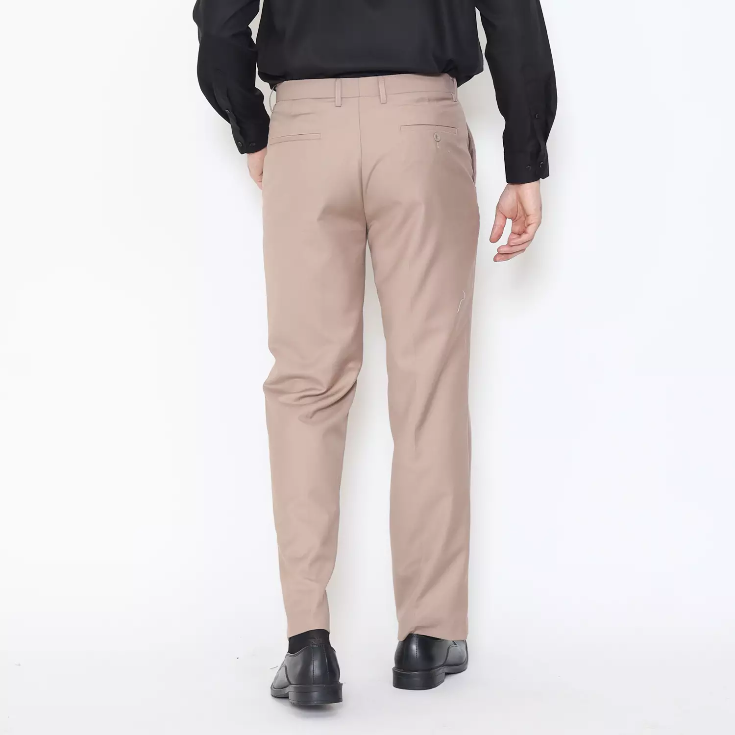 Lawell Celana Panjang Pria Formal Kerja Regular Fit krem - Formal Long Pants Beige | RUPERT-R