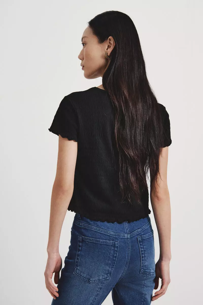 Smocked top