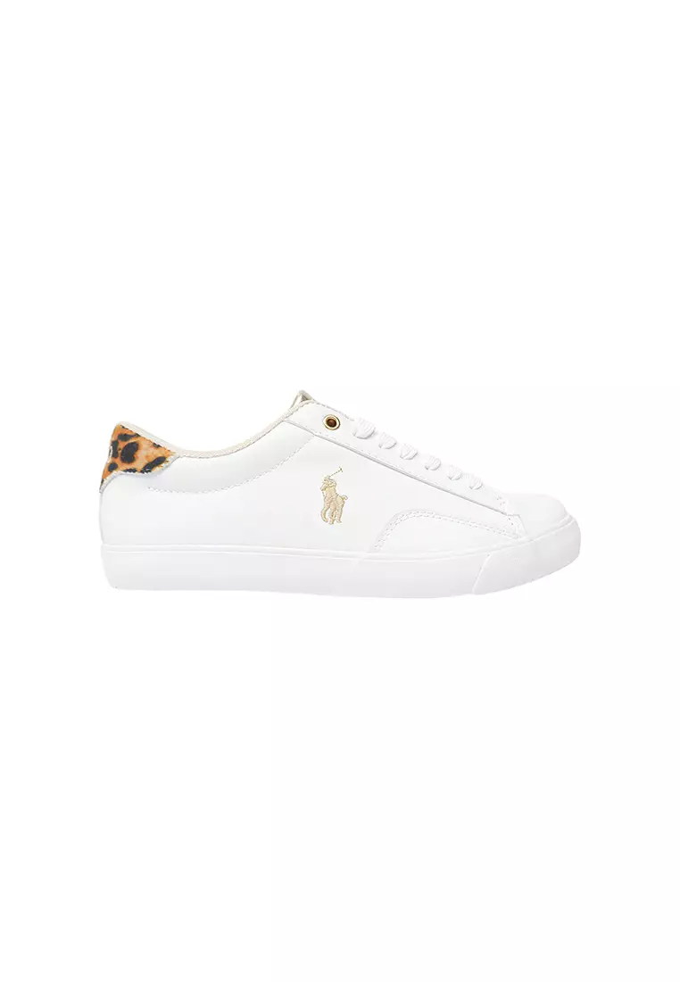 Discount on Polo Ralph Lauren  shoes - SKU: Theron V White & Gold