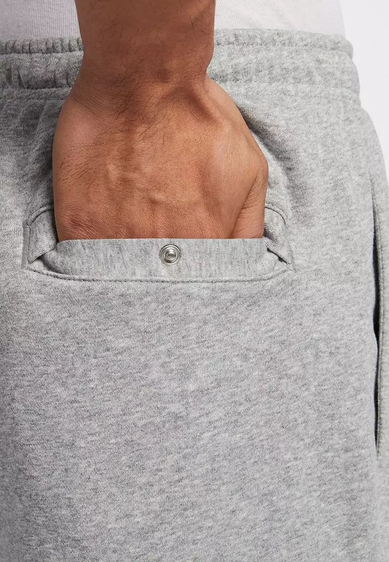 Club Men's French Terry Open-Hem Trousers