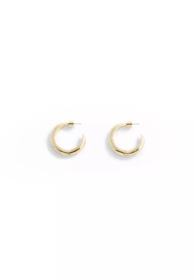 Buy Mango Twisted Hoop Earrings Online ZALORA Malaysia
