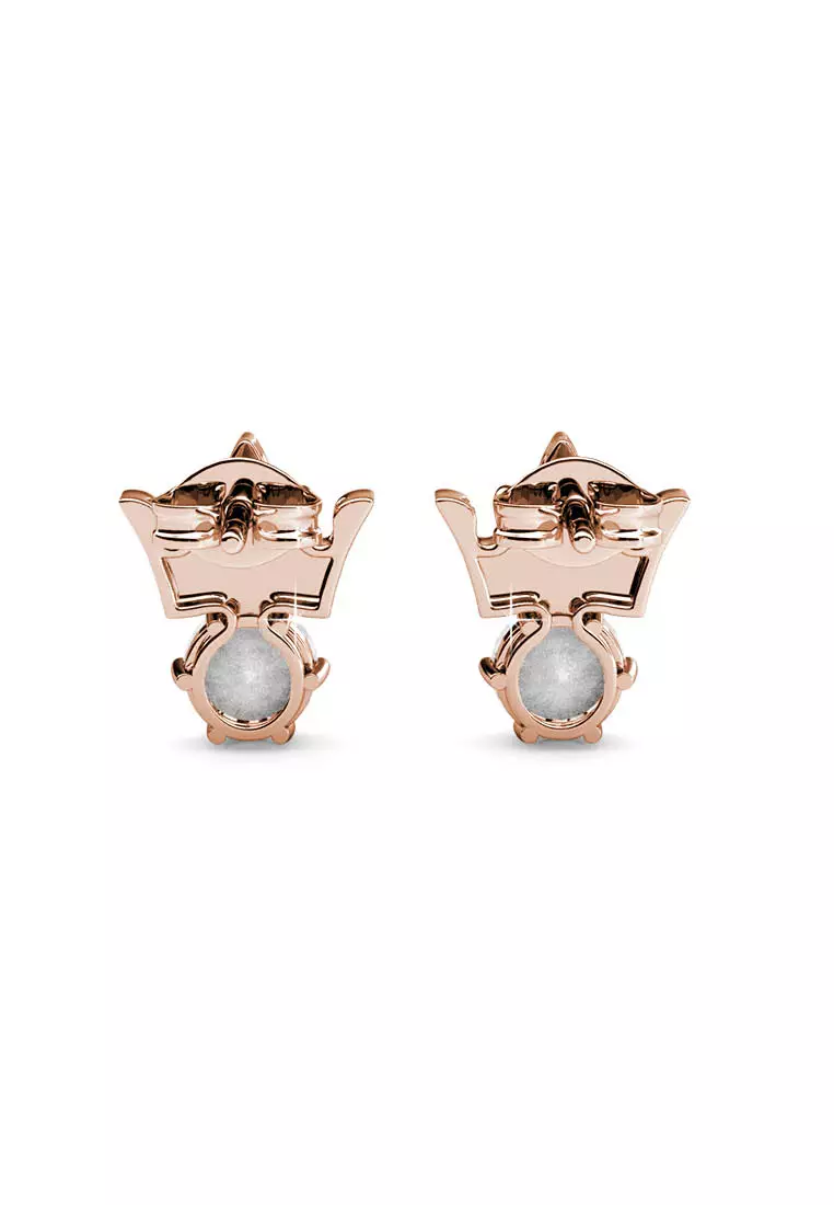 Crown Jewel Rose Gold - Anting Crystal by Her Jewellery