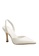 Twenty Eight Shoes white Elastic Slingback Pointed Heels VL6189 39D91SH241796BGS_2