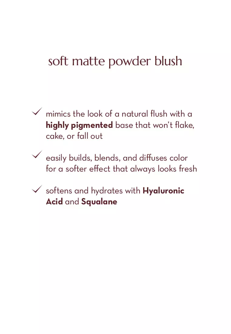 Second Skin Soft Matte Powder Blush in Soft Veil