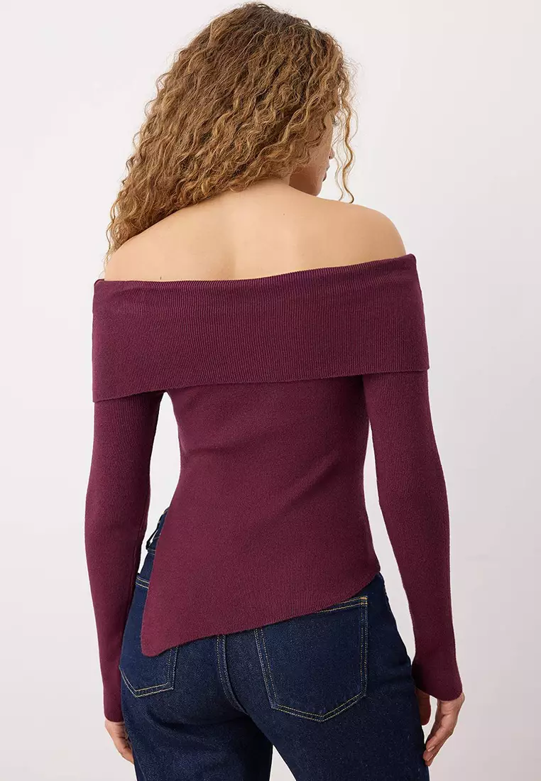 Carmen Collar Knitted Sweater