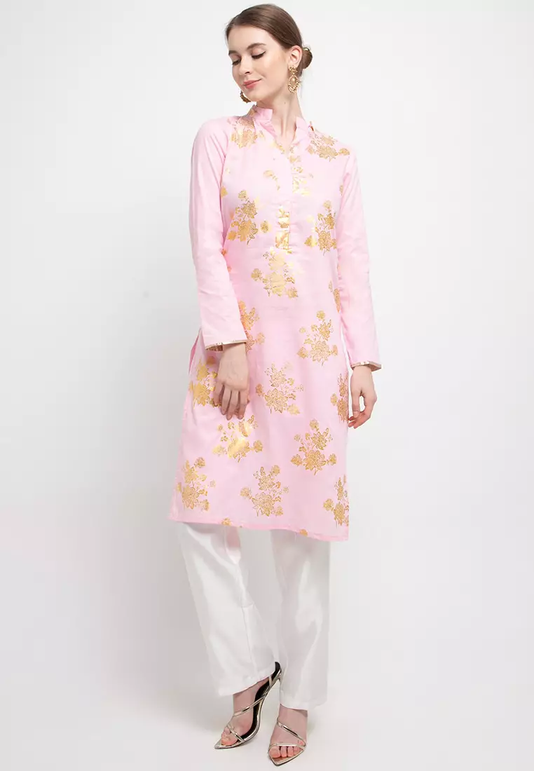 Chanira Festive Lyza Tunic-Pink