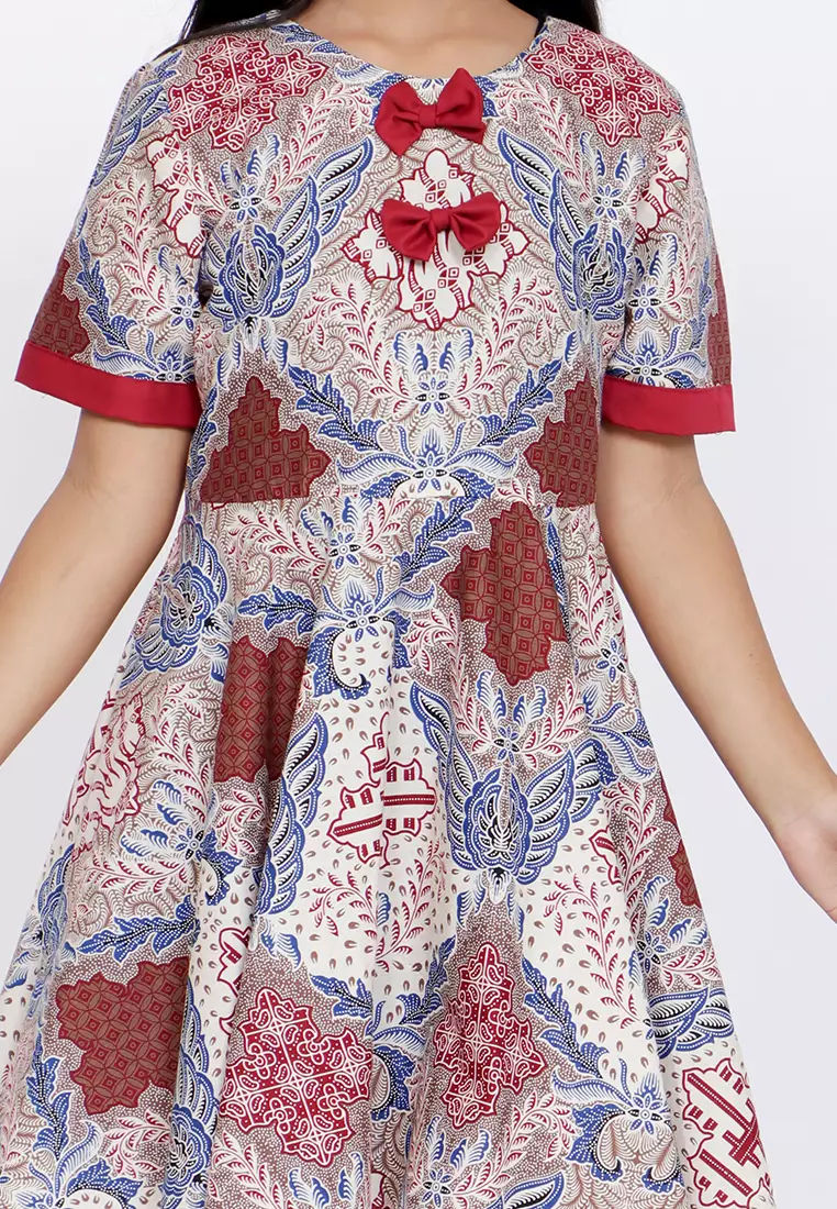 My Aksa Dress Anak Batik Claressa Mahatma