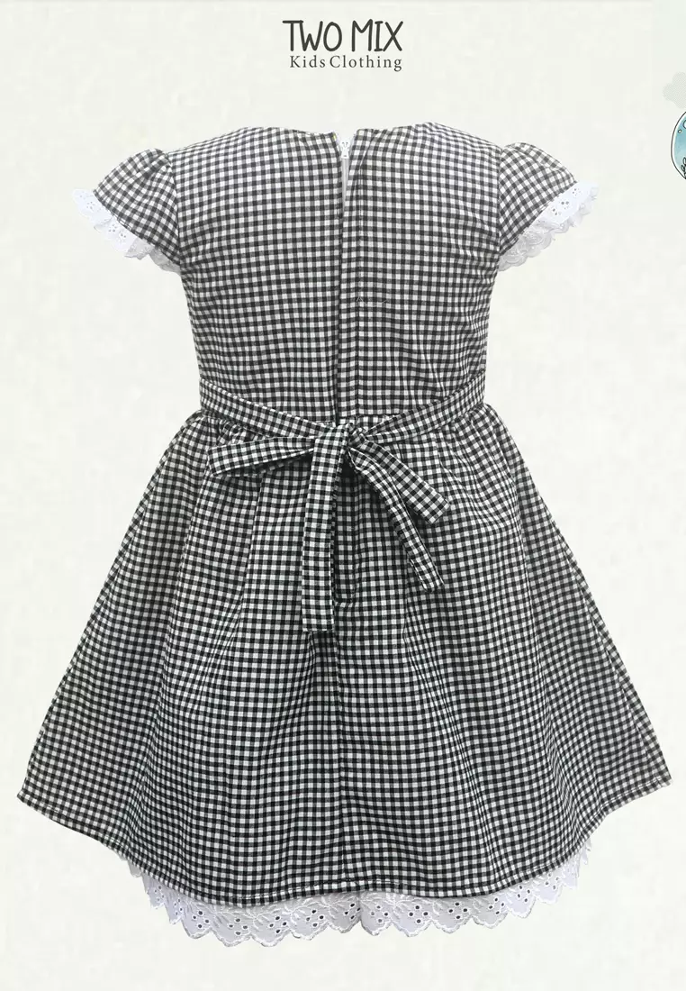 Two Mix - Baju Dress Anak Cewek Fashion 1-8 Tahun Y883 Hitam