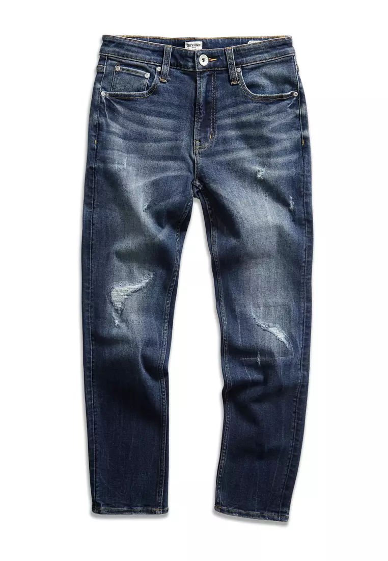 Buy Chevignon Men's Stretch Premium Denim Regular Taper Jeans 2023 Online ZALORA Singapore