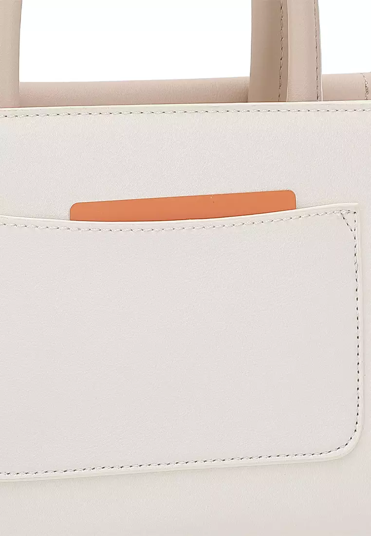 Shoulder Bag / Sling Bag / Top Handle Bag / Hand Bag - White