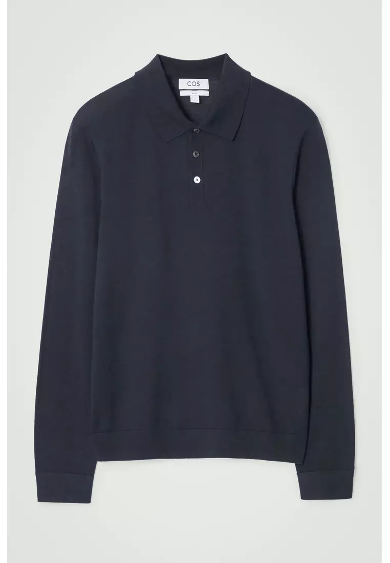 SLIM MERINO WOOL POLO SHIRT