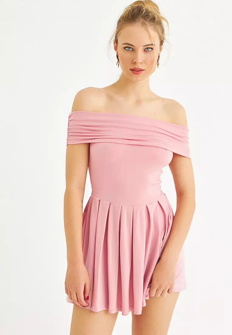 Madonna Collar Mini Dress