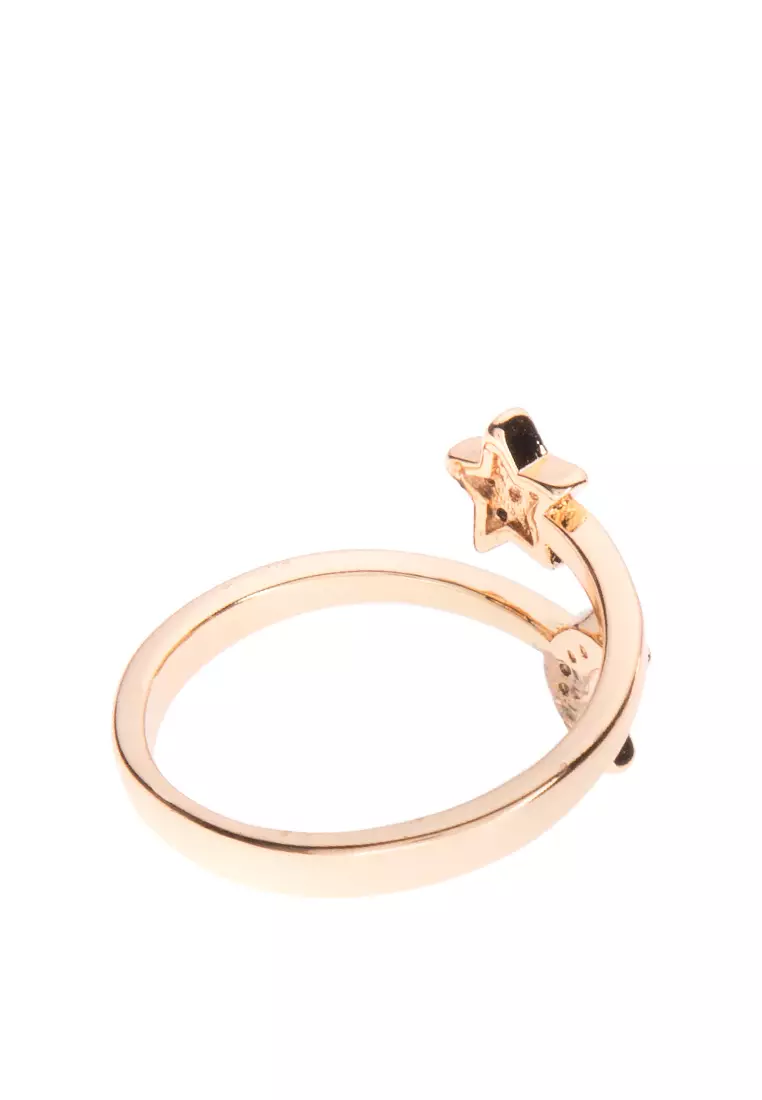 Buy Fleur Jewelry La Lune Célestial Open Twist Ring 2024 Online 