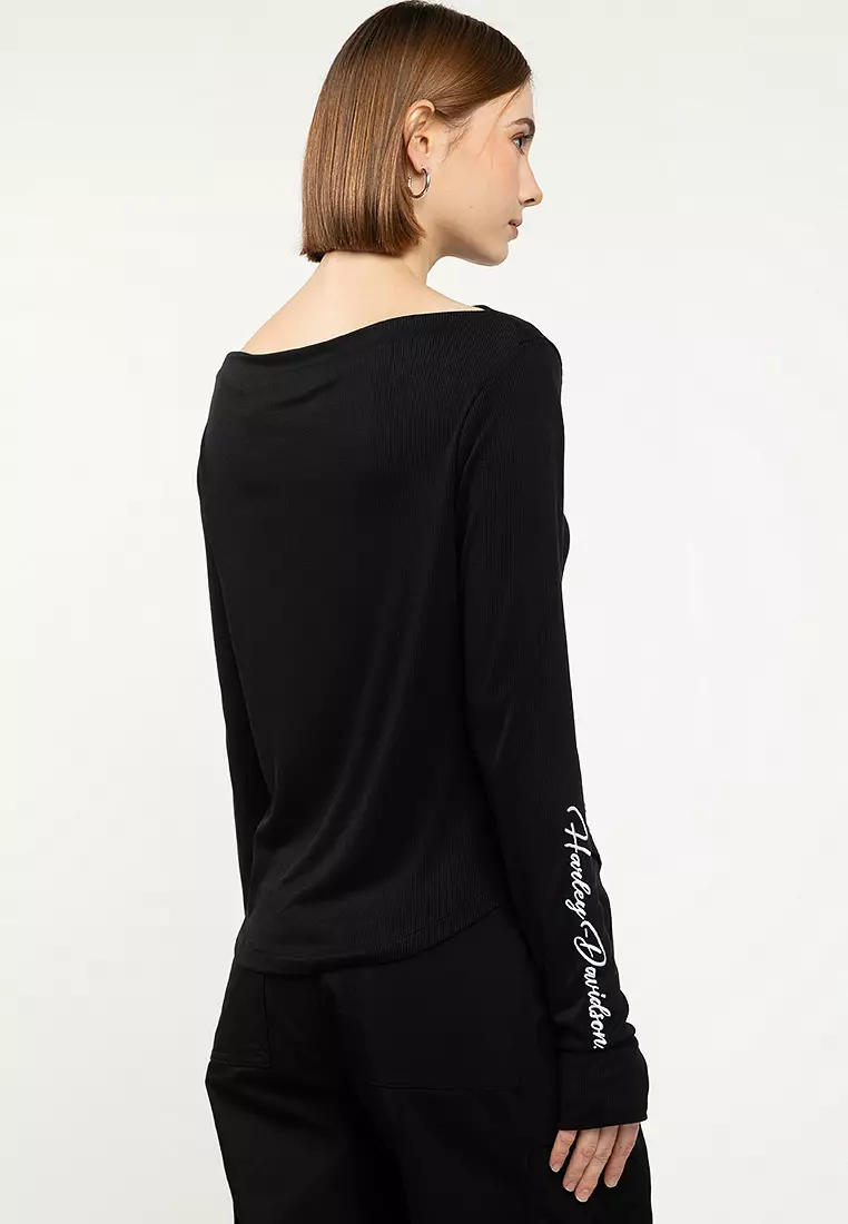 Harley-Davidson® Essential Off The Shoulder Top