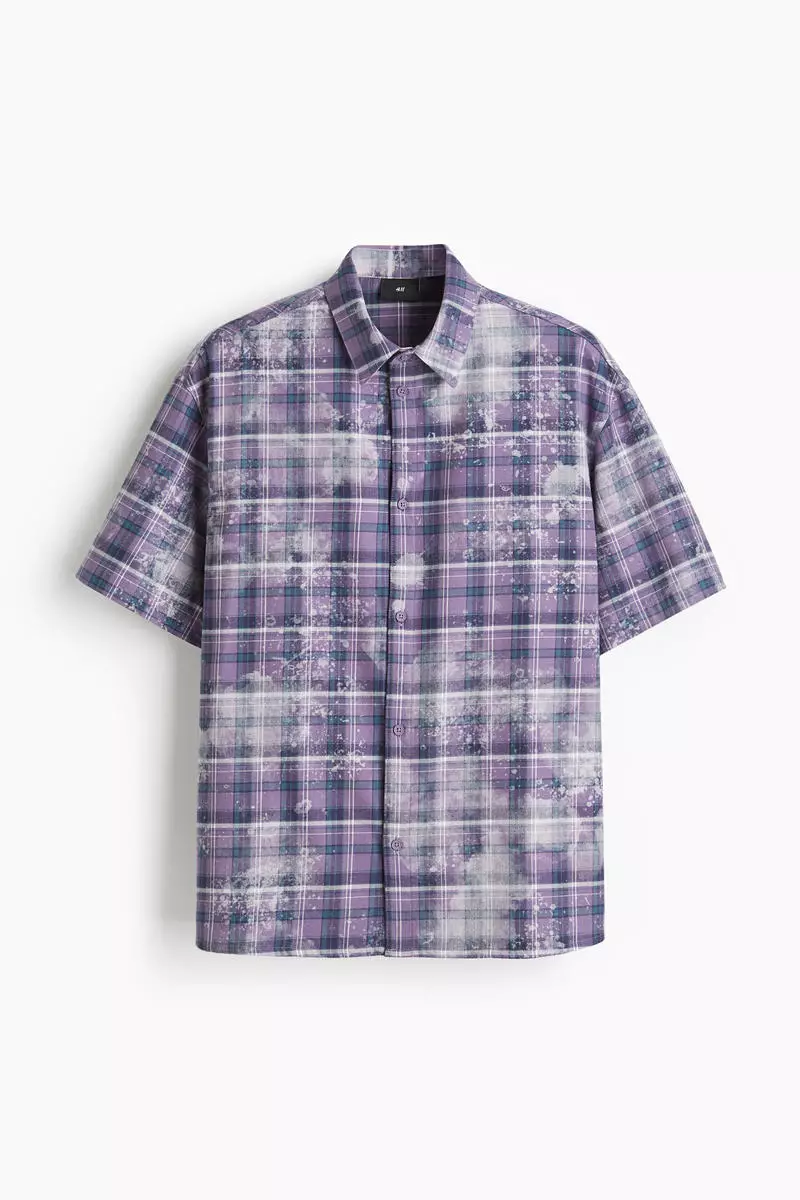 Loose Fit Short-sleeved printed shirt