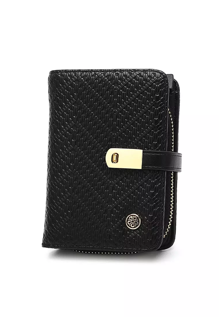 Women's Short Purse Wallet Black